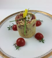 Christian Piot - Votre chef en ligne - Clafoutis de tomate à la moutarde Reims