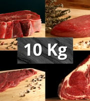 Le Goût du Boeuf - Colis de viande 100% Bœuf Sélection Aubrac 10kg
