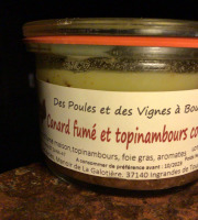 Des Poules et des Vignes à Bourgueil - Terrine De Canard Fumé Et Topinambour Confit