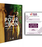 Pourdebon - Pack Livre Manger Pour de Bon + 30€ de chèque cadeau