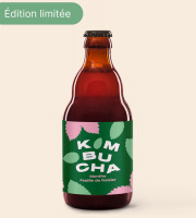 Omie - Kombucha menthe et feuille de fraisier - 33 cl