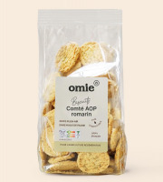 Omie - Biscuits apéritif comté et romarin - 100 g