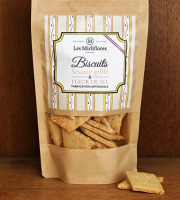 Les Mirliflores - Biscuits sésame grillé et fleur de sel x8 sachets