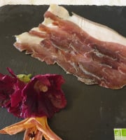 La Ferme du Montet - APERO - Jambon sec de Porc Noir Gascon BIO - tranché - 200 g