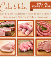 La ferme d'Enjacquet - Spécial Foire Au Porc : Colis de 5kg de viande de porc