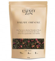 Esprit Zen - Thé Vert "Ballade Orientale" - menthe - amande - Sachet 100g