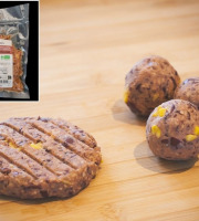 Les Saisissantes - Préparation pour boulettes et galettes végétales - haricots rouges & paprika fumé - 4 paquets de 220g