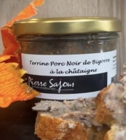 Atelier Pierre Sajous - Terrine de Porc Noir de Bigorre à la Châtaigne 180g