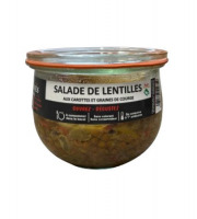 La Chaiseronne - SALADE DE LENTILLES AUX CAROTTES ET GRAINES DE COURGE