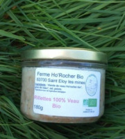 Ferme Ho'Rocher - Rillettes 100% veau 180g