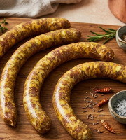 Le Cochon Sans Cochonnerie - Chipolatas au curry sans nitrite 320g