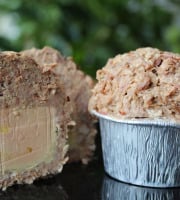 Ferme de Pleinefage - Rillettes de canard au foie gras x 150g