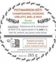 Les Bocaux du Bistrot - Potimarron rôti, champignons, oignons grelots, miel & noix