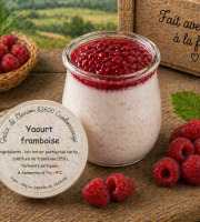 Ferme de l'Elanion - Yaourt Confiture Framboise 125g