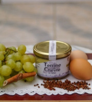 Ferme du caroire - Terrine de chèvre aux raisins