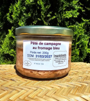 La Truite du Mézenc - Pâté de campagne fermier au fromage bleu