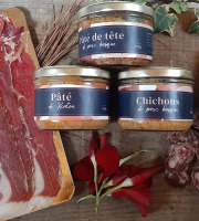 Ferme Arrokain - Coffret Apéro Charcuterie de Porc Kintoa