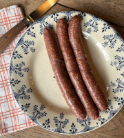 Boucherie Guiset, Eleveur et boucher depuis 1961 - 10 Merguez  boeuf et agneau, fait maison