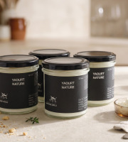 Ferme Romé - Lot de 4 Yaourts Nature 1,2kg