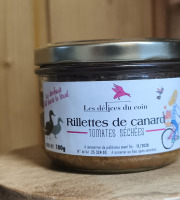 Les Délices du Coin - Rillettes de canard tomates séchées 180g