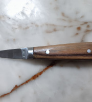 Saint Kerber - Cancale - Couteau à huitres - manche en bois
