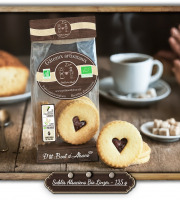 P'tit Bout d'Alsace - Sablés Alsaciens Bio Linzer - 125 g
