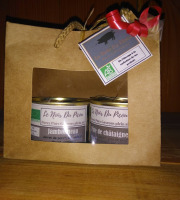Le Noir du Picou Elodie Ribas - Coffret Deux Produits Noël : Pâté de Porc aux Girolles et Jambonneau