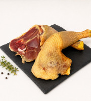 La ferme du Caillaud - Cuisses de poulet fermier BIO 1kg