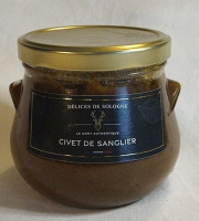 Délices de Sologne - civet de sanglier - 750g