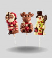 Maison Schmid - Sucette en chocolat de Noël