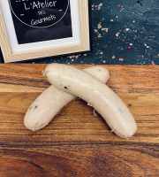 L'Atelier des Gourmets - Boucherie Charcuterie en Provence - [Précommande] Boudin Blanc Forestier - 4x130g