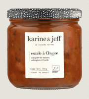 Karine & Jeff - Compotée de tomates, aubergines et basilic 6x350g