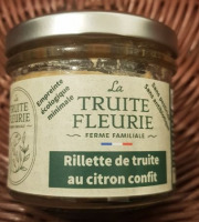 La Truite Fleurie - Rillettes de truite citron confit 90g