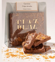 Glaz la chocolaterie de la presqu’île - [Précommande] Carré chocolat lait crêpes dentelles