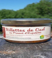 La Ferme de l'Etang - Rillettes de cerf au piment d'Espelette