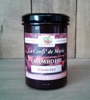 Le Domaine du Framboisier - Confiture allégée en sucre Framboise et Violette 250g