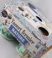 GAEC Les Perce-neige - Pack de 4 yaourts à la crème de châtaigne AOP x4