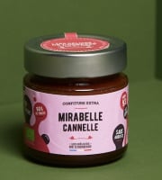 Les Délices de l’Ogresse - Confiture Extra Bio Mirabelle Cannelle 140g