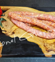 Boucherie Charcuterie Traiteur Lionel Ghérardi - Saucisse Agneau 70% / Porc 30% x 6