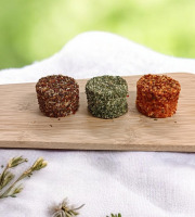 Ferme de L'Or Blanc - Lot de 3 Crottin aromatisé : Le Trio Gourmand