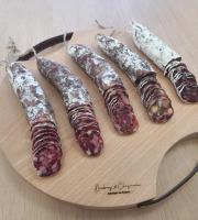 L'Atelier du Loup - Coffret dégustation saucissons de gibier cerf et sanglier