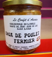 Le Confit d'Ascain - Axoa de poulet fermier, spécialité du Pays Basque, 390g