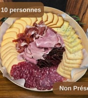 La Fermière - Plateau Raclette et charcuterie pour 10 personnes – Assortiment non présenté