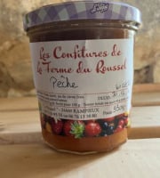 Ferme du Roussel - Confiture de pèche bio 330g