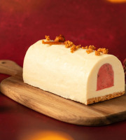 Eclat des cimes - Bûche glacée Sapin, Orange sanguine & Noisettes 6p