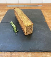 Elevage Les Blancs de l'Ouest - Mini pâté en croûte - Cochon confit, moutarde - 10 tranches