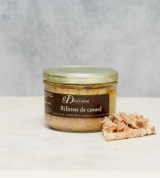 La ferme Descoubet - 10 pots de Rillettes de Canard (200g X 10)