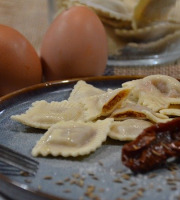 Maison Dejorges - Ravioli pois chiches tomate et mimolette - 3/4 pers