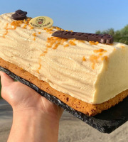 Glaces de Meuse - Bûche Glacée "Caramel Givré" (12-14 parts)