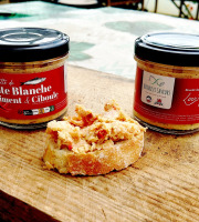 Nature et Saveurs - Ferme Aquaponique et Permacole Astérienne - Emiétté de Truite Blanche au Piment & Ciboule du Chef Louis Festa